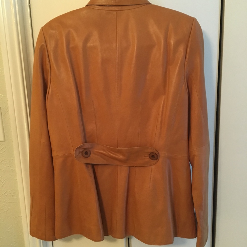 Vintage Leather Blazer - Picture 2 of 4